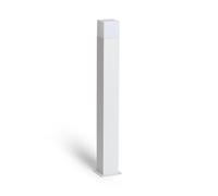 LEDKIA LIGHTING Balise Extérieure en Saillie sur Pied 74cm Augusta Blanche E27