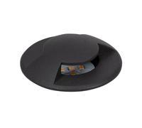 LEDKIA LIGHTING Balise Extérieure LED Encastrable Sol 2L 24V DC Loto Noire 2700K Blanc chaud