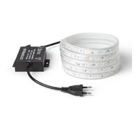 LEDKIA LIGHTING Bande LED RVB 220 V SMD 60 LED/m 9,5 W/m Largeur 14,5 mm Peut être raccourcie tous les 100 cm IP65 avec contrôleur RGB 50 m