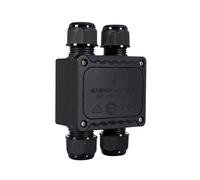 Boîte de Dérivation Etanche en 'H' 128x80x40mm 4 Cônes IP68