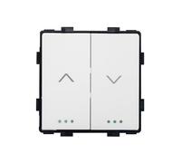 LEDKIA LIGHTING Bouton-Poussoir pour Volets Roulants Automatiques avec Flèches Modern Blanc