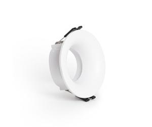 LEDKIA LIGHTING Collerette Downlight Conique Faible UGR pour Ampoule LED GU10/GU5.3 Coupe Ø 70mm Blanc