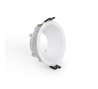LEDKIA LIGHTING Collerette Downlight Conique Reflect pour Ampoule LED GU10 / GU5.3 Coupe Ø 75mm Blanc