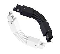 LEDKIA LIGHTING Connecteur Flexible pour Rail Triphasé Blanc