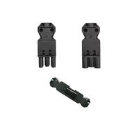 LEDKIA LIGHTING Connecteur GST18 3 Pôles Mâle-Femelle Noir