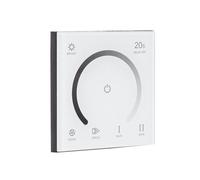 LEDKIA LIGHTING Contrôleur Variateur Mural Tactile pour Ruban LED Monochrome 12/24V DC Monochrome