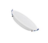LEDKIA LIGHTING Dalle LED 12W Ronde SOLID Coupe Ø 140-160 mm 3000K TRIAC Blanc chaud