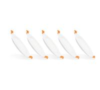 LEDKIA LIGHTING Dalle LED 15W Ronde SuperSlim Coupe Ø 170 mm (Pack 5) 6000K Blanc froid