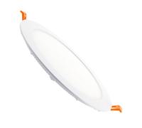 LEDKIA LIGHTING Dalle LED 20W Ronde Extra-Plate Coupe Ø 205 mm 5000K Blanc froid