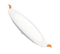 LEDKIA LIGHTING Dalle LED 20W Ronde Extra-Plate Coupe Ø 225 mm 6000K Blanc froid