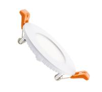 LEDKIA LIGHTING Dalle LED 3W Ronde Extra-Plate Coupe Ø 70 mm 3000K Blanc chaud