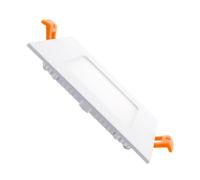 LEDKIA LIGHTING Dalle LED 6W Carrée Extra-Plate Coupe 105x105 mm 3000K Blanc chaud