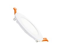 LEDKIA LIGHTING Dalle LED 6W Ronde Extra-Plate Coupe Ø 105 mm 3000K Blanc chaud