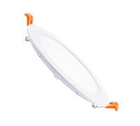 LEDKIA LIGHTING - Dalle LED Ronde Extra-Plate | 12W Éclairage Faible Consommation | 960lm Lumière Homogène | Aluminium Durable | 120º Grand Angle d'Ouverture, 3000K Blanc Chaud, 1 Unité