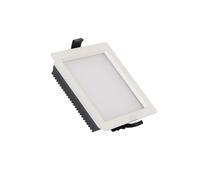 LEDKIA LIGHTING Downlight LED 15W Carré Aero 130 lm/W Microprismatique Coupe 135x135 mm 3000K Blanc chaud