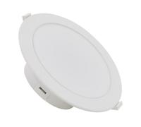 LEDKIA LIGHTING - Downlight LED 20W Rond Salle de Bain | IP44 Résistant à l'Humidité | 1600 lm Éclairage Instantané | Longue Durée de Vie 40 000H | Coupe Ø 145mm, Blanc Neutre 4500K, Polycarbonate