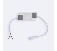 LEDKIA LIGHTING - Driver LED Dimmable TRIAC | Entrée Multi-Tension 100-240V | Sortie Constante 15-24V DC 300mA 8W | Pour Panneaux et Plafonniers LED, 20mm x 88mm x 38mm, PC