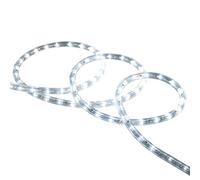 LEDKIA LIGHTING Gaine LED Ronde 220V AC 36 LED/m Blanc Froid IP65 sur Mesure Coupe Tous les 100cm 15 m