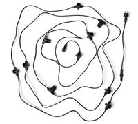 LEDKIA LIGHTING Guirlande LED Extérieure avec 10 Douilles B22 10m Noir IP44 Noir | Idéal pour Noël