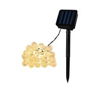 LEDKIA LIGHTING Guirlande LED Extérieure Solaire 30 Boules 5m 3000K Blanc chaud