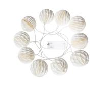 LEDKIA LIGHTING Guirlande LED Stewpot à Piles 2.1m 3000K Blanc chaud