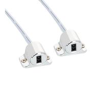 LEDKIA LIGHTING - Interrupteur Capteur Double 12/24V DC | Allumage/Extinction Automatique | Inductif pour Portes d'Armoires | Aluminium et PC, Argent, Ø12x13 mm, Aluminium Polycarbonate
