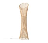 LEDKIA LIGHTING – Lampadaire Marady en bambou naturel – E27 non inclus, IP20, RGB/CCT