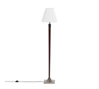 Lampadaire Bois Et Métal Lizza Piramis Blanc