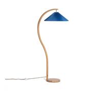 LEDKIA LIGHTING Lampadaire Bois Luanda Bleu foncé