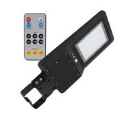 LEDKIA LIGHTING - Lampadaire LED Solaire 32W | 4800 lm avec Détecteur de Mouvement | IP65 Résistant à l'eau et à la poussière | Éclairage Public Extérieur | Blanc Neutre, ABS, Aluminium, PC