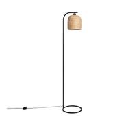LEDKIA LIGHTING Lampadaire Métal et Bambou Adola Naturel