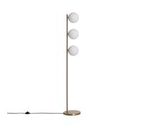 LEDKIA LIGHTING Lampadaire Métal et Verre Moonlight Brass 3 Spots E27