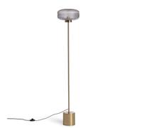 LEDKIA LIGHTING Lampadaire Métal et Verre Windsor Doré