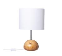 TechBrey Lampe à Poser Gulbi Naturel Bois