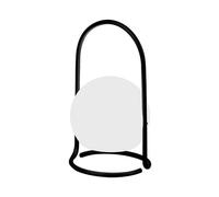 LEDKIA LIGHTING - Lampe à Poser LED Portative | 2.5W Éclairage | Batterie Rechargeable USB | IP65 Étanche | Lumière Réglable | Métal et Polyéthylène, Noir