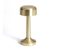 TechBrey Lampe à Poser LED Portative Extérieure 3W Ciara avec Batterie Rechargeable USB Doré Doré