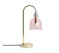 LEDKIA LIGHTING Lampe à Poser Métal et Verre Baudelaire Rose