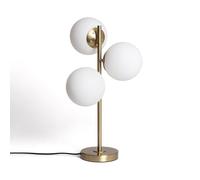 LEDKIA LIGHTING - Lampe à poser Moonlight Brass - 3 spots (E27) - Métal/verre - Doré