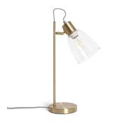 LEDKIA LIGHTING Lampe à Poser Métal et Verre Shirley Doré