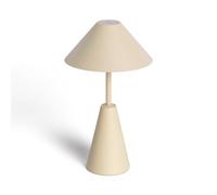 LEDKIA LIGHTING Lampe à Poser Métal LED 3W avec Batterie USB Rechargeable Chamle Beige