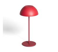 LEDKIA LIGHTING - Lampe à Poser Portable LED 2W | Batterie Rechargeable USB | IP44 Extérieur/Intérieur | Design Moderne | Lumière Douce | Rouge, Métal