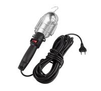 LEDKIA LIGHTING - Lampe Baladeuse de Travail 10m | Compatible Ampoules E27 | Crochet Pivotant | Protection Métallique | Carcasse Aimantée, Noir, Plastique