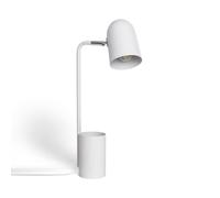 LEDKIA LIGHTING Lampe de Bureau Flex Métal Waal avec Porte-Crayons Blanc