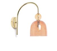 LEDKIA LIGHTING Lampe Murale Métal et Verre Baudelaire Rouge