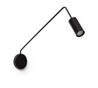 LEDKIA LIGHTING Lampe Murale Orientable Métal Magno Noir GU10