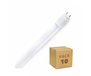 LEDKIA LIGHTING - Lot de 10 Tubes LED T5 115cm | Connexion 2 Côtés | 16W 1600lm | Éclairage Uniforme 300° | Remplace Fluorescents 40W | Sans Scintillement, Blanc Neutre 4000K, Verre