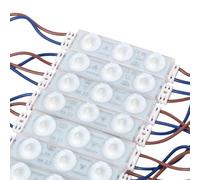 LEDKIA LIGHTING Module LED Pro 50 Pièces 75W IP67 220V AC pour Enseignes Publicitaires 3000K Blanc chaud
