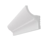 LEDKIA LIGHTING - Moulure Classic 2m pour Ruban LED | Éclairage Décoratif Indirect | Résistante aux Chocs et à l'Eau | Installation Facile, Blanc, Plastique