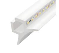 LEDKIA LIGHTING Moulure Corniche 2m pour 2 Rubans LED ARCOS 85 Blanc