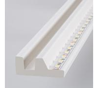 LEDKIA LIGHTING Moulure Modern 2m pour Ruban LED Blanc